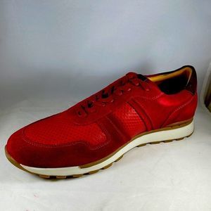 Marc Joseph NEW YORK Men’s Red Suede Vermont Sneakers
